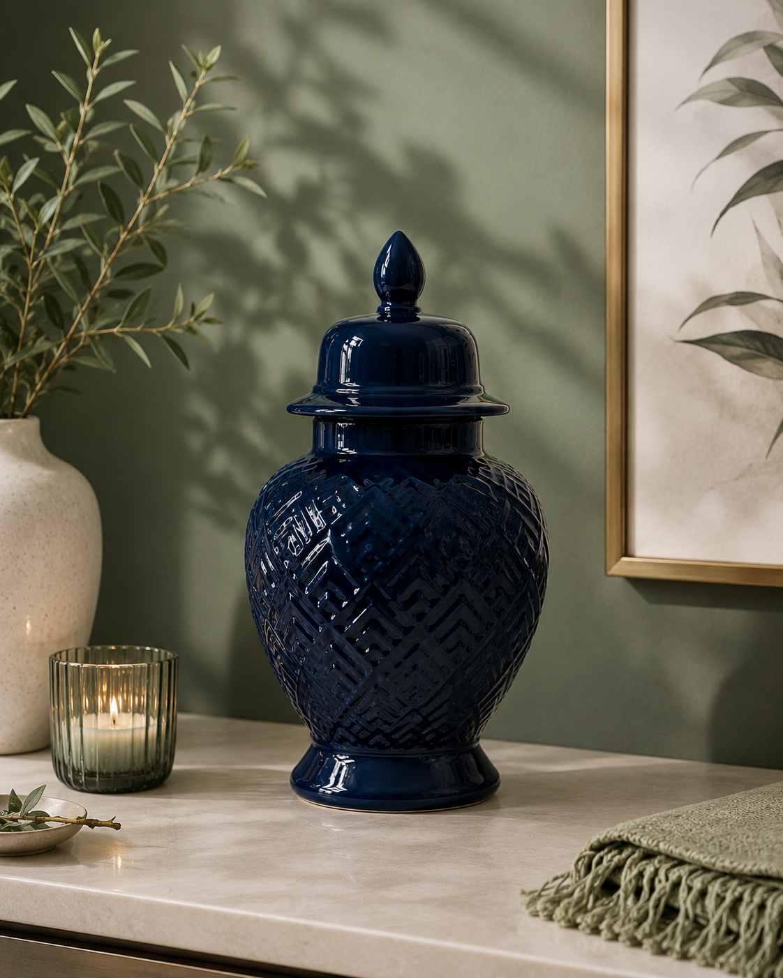 Ginger Jar navy blue 4