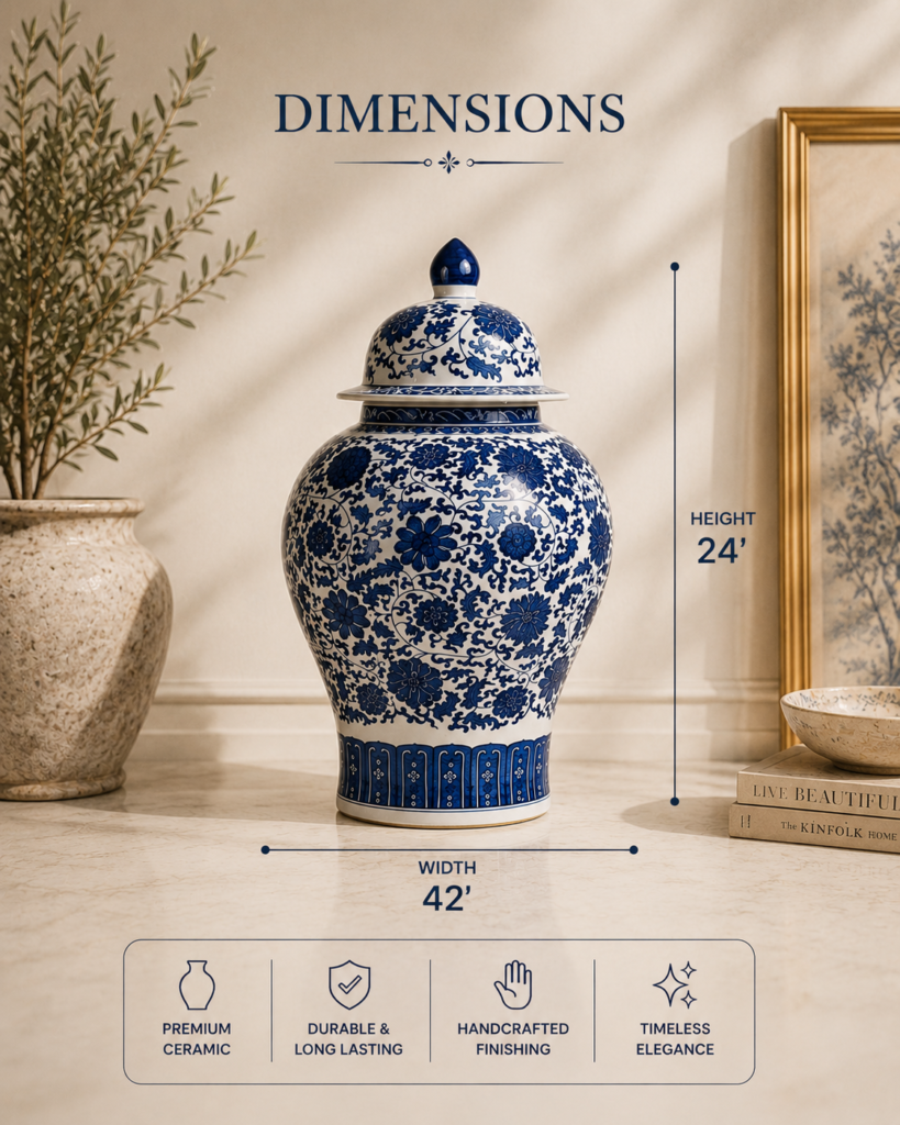 Grand Chinoiserie Heirloom Urn