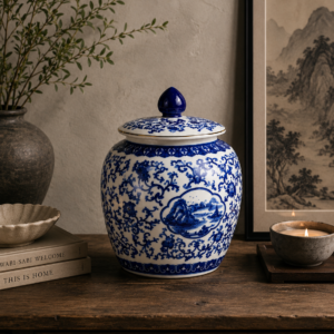 Indigo Heritage Urn