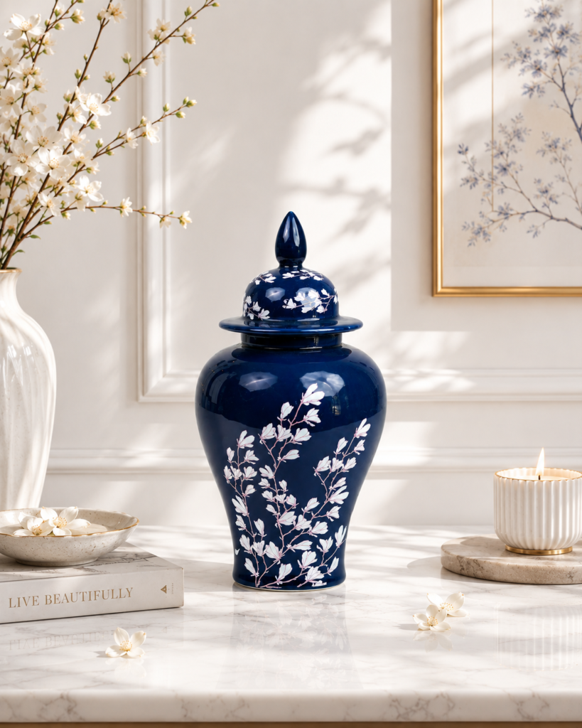 Midnight Bloom Jar