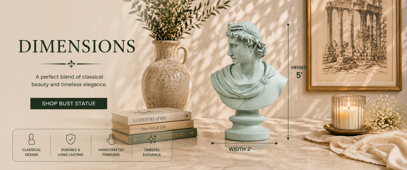 Roman Scholar Bust