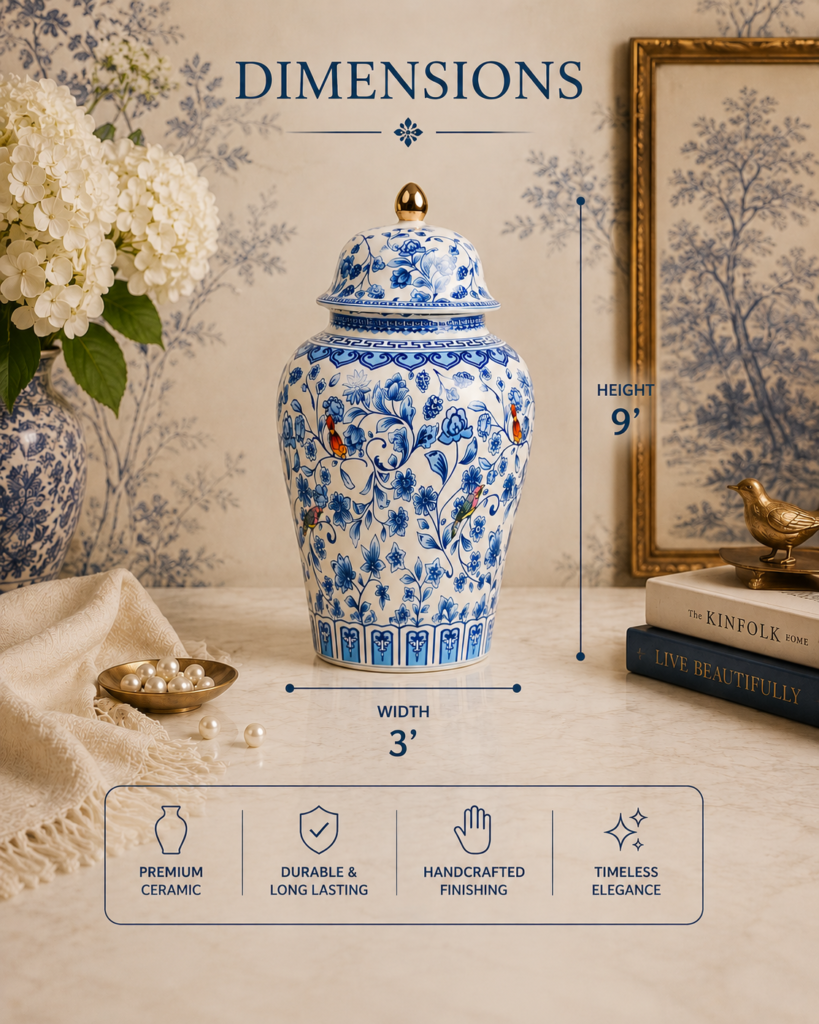 Royal Blue Mini Urn