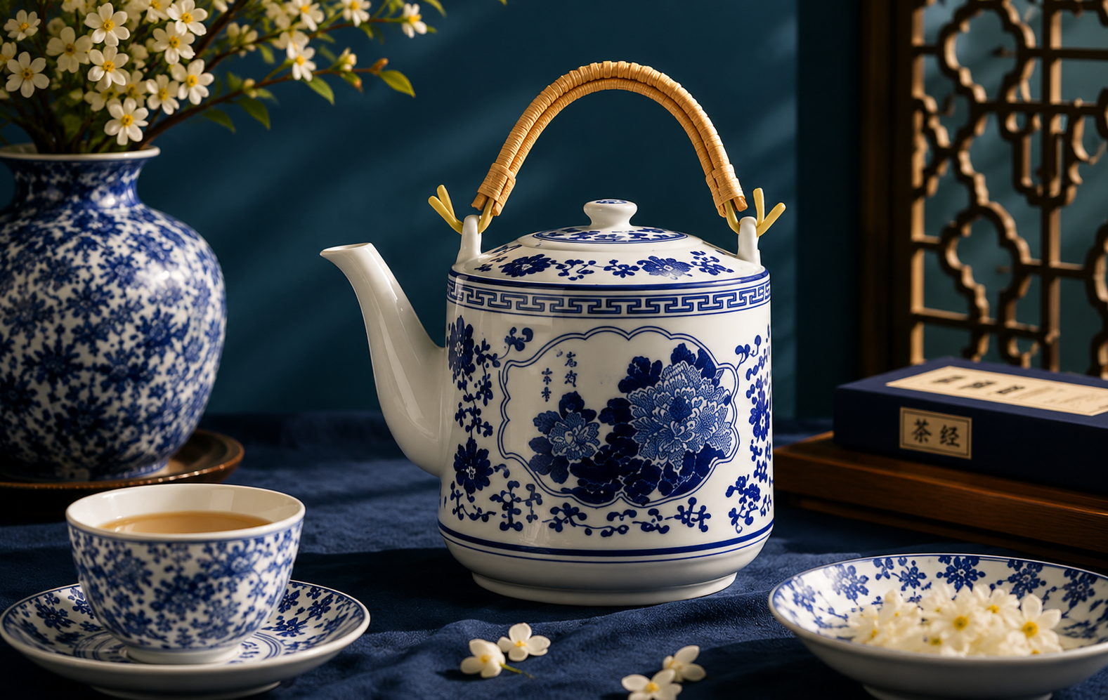 Regal Bloom Teapot
