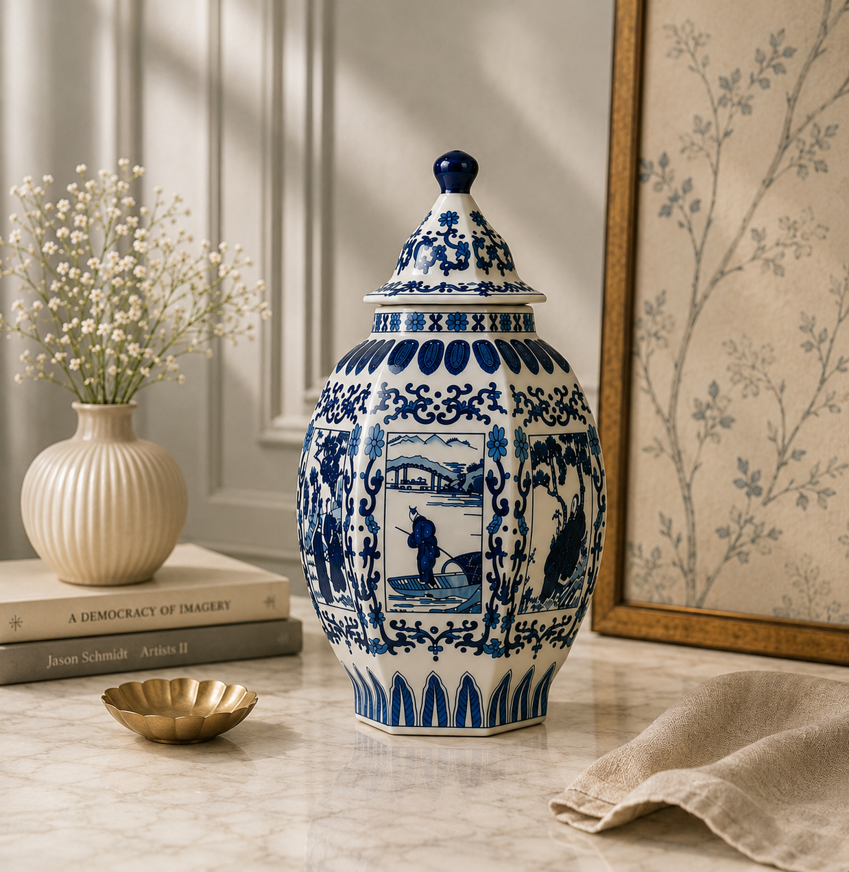 Vintage Whisper Keepsake Jar