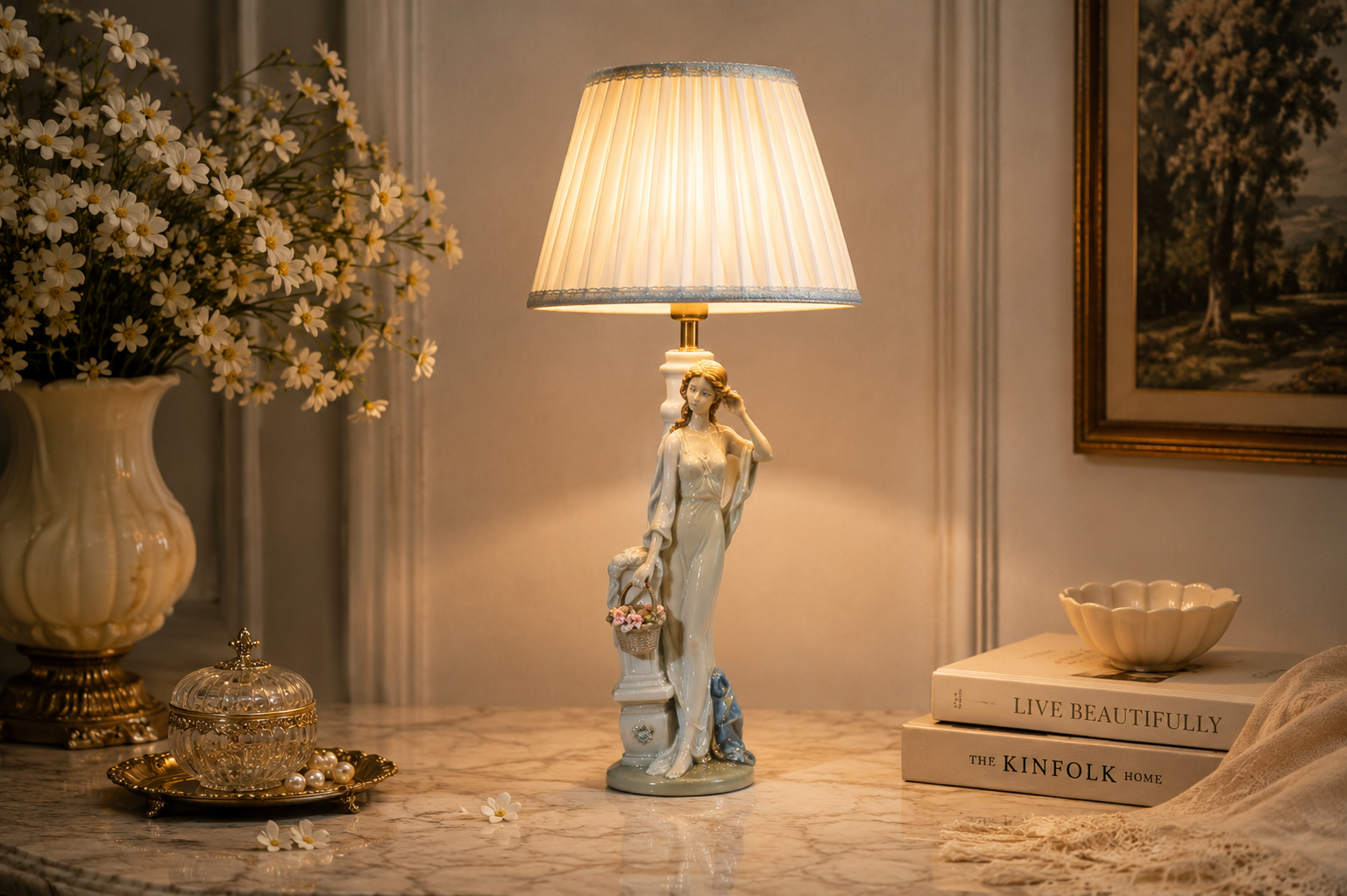 Regal Duchess Porcelain Table Lamp
