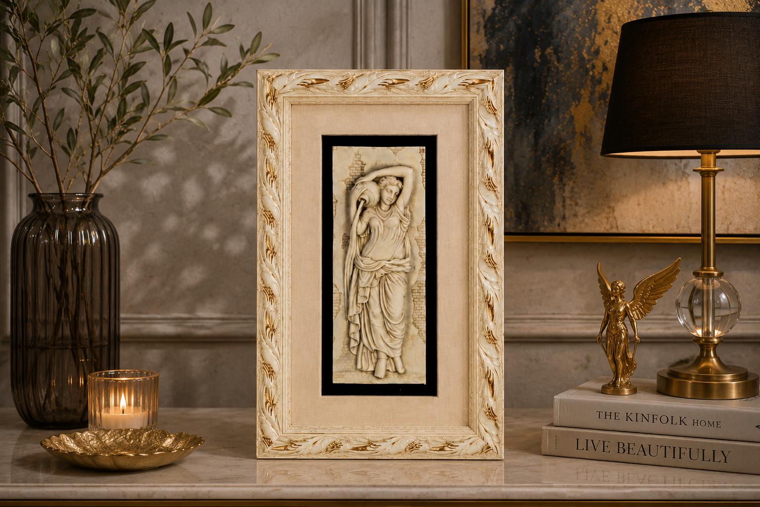 Greco-Roman Sculptural Wall Frame