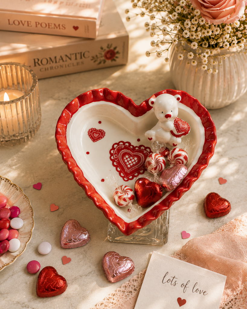 Sweetheart Teddy Trinket Dish