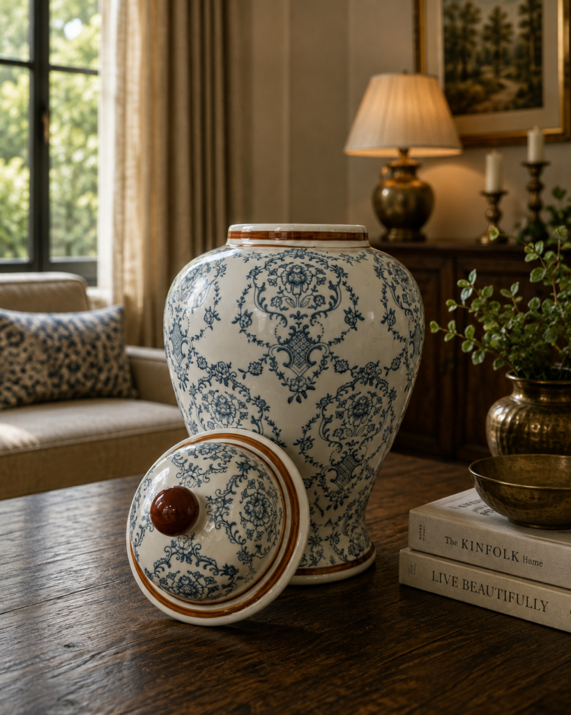 Belle Fleur Ginger Jar