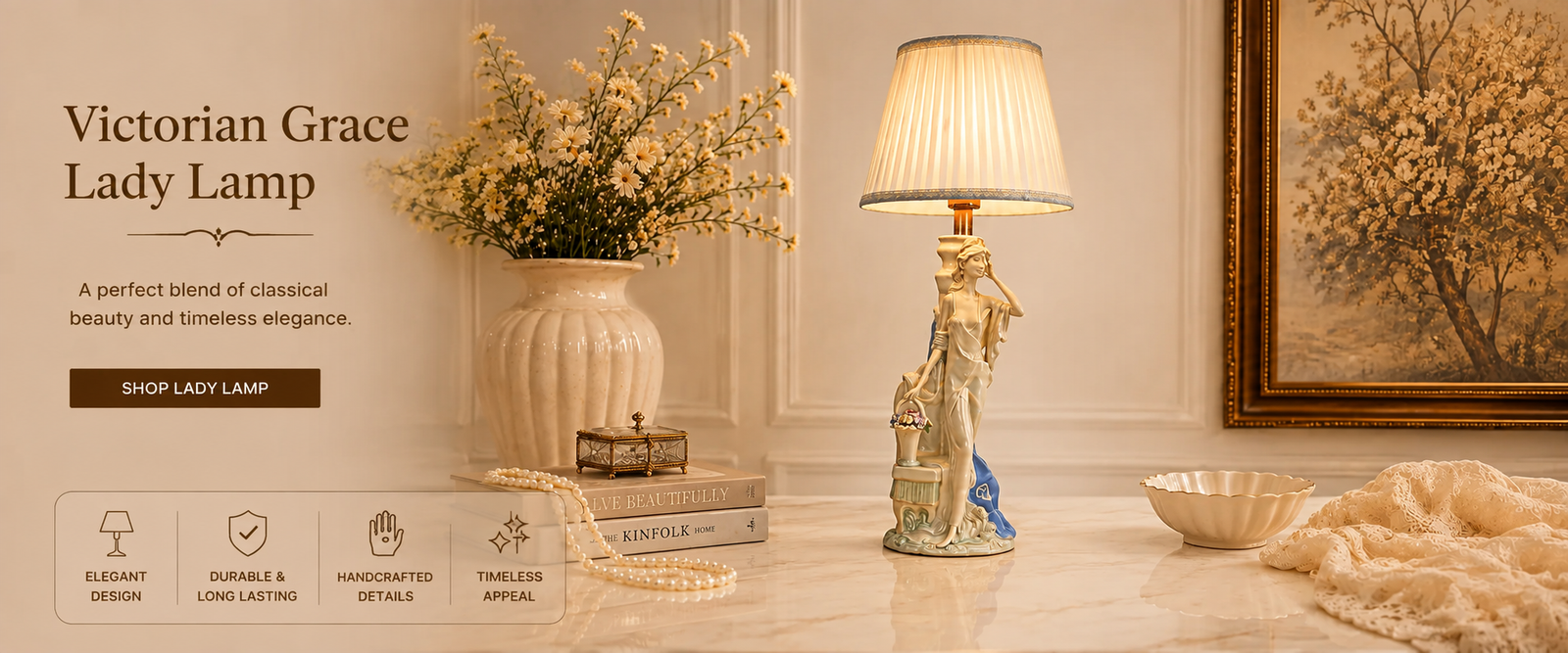 Victorian Grace Lady Lamp