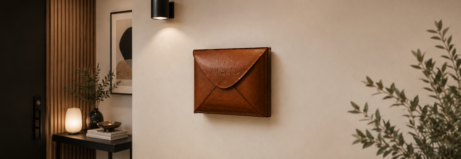 Curated living room accent