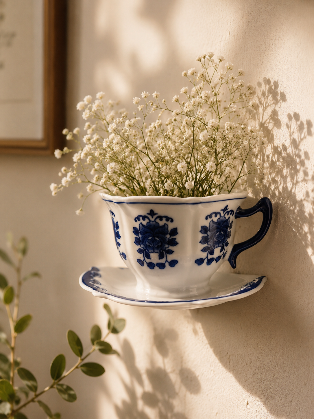 Chinoiserie Floral Wall Pocket 4