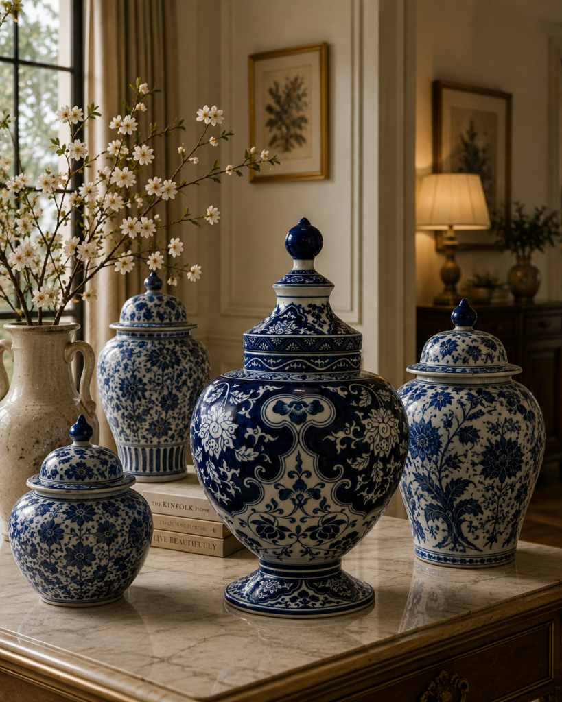 Blue and White Ginger Jars: A Complete Guide to Styling Chinoiserie Décor at Home
