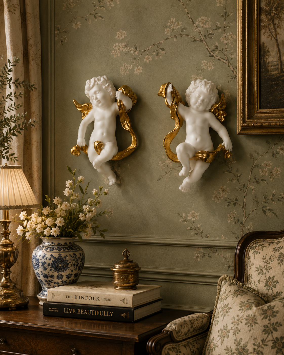 Golden Cherub Duo
