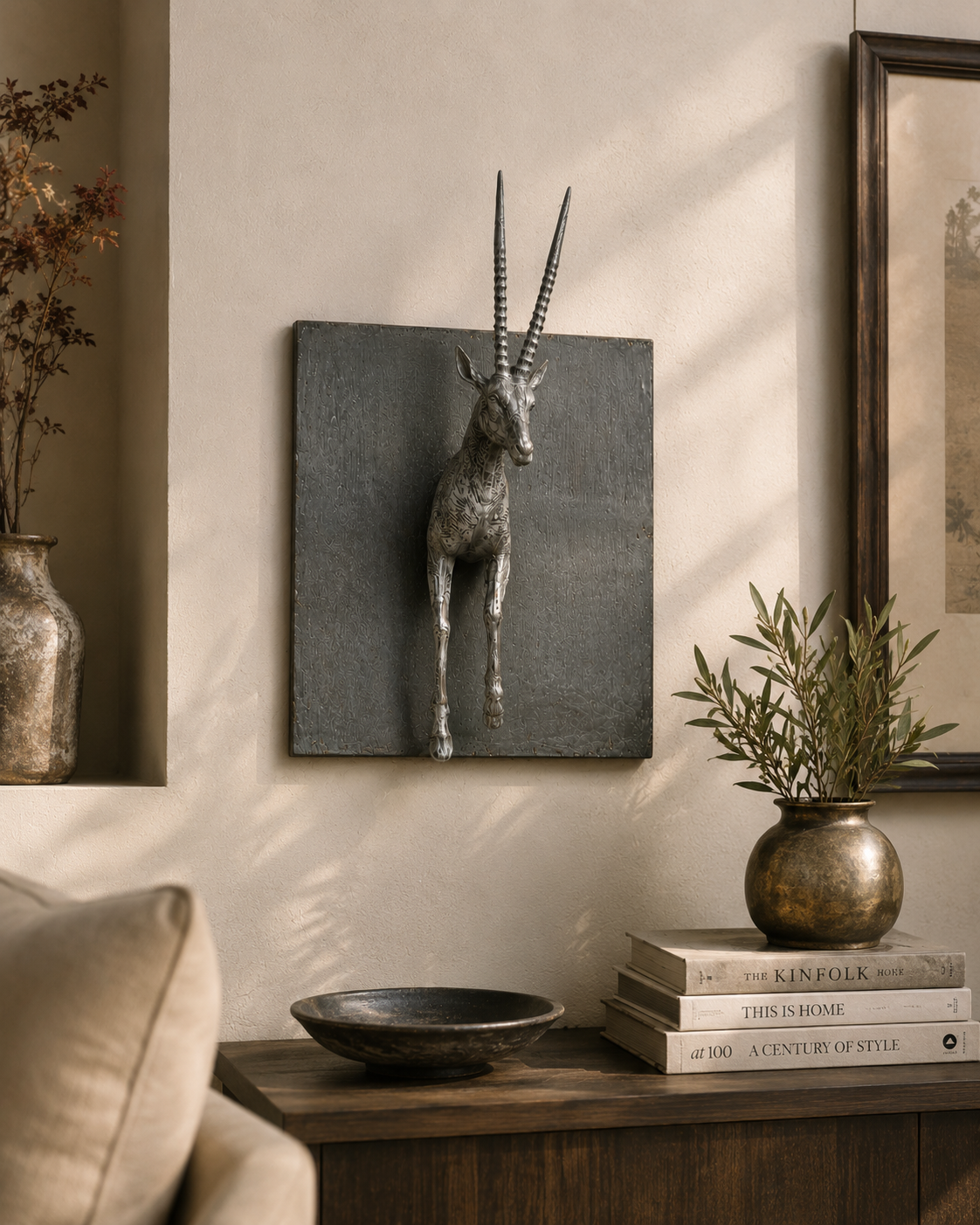 Heritage Antler Wall Décor Lifestyle View
