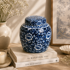 Heritage Bloom Lidded Jar