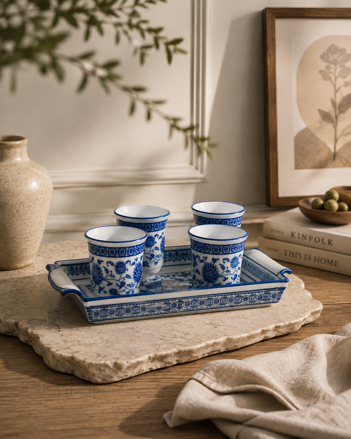 Heritage Tea Shot Set Lifestyle View