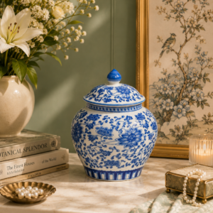 Imperial Blue Lotus Jar