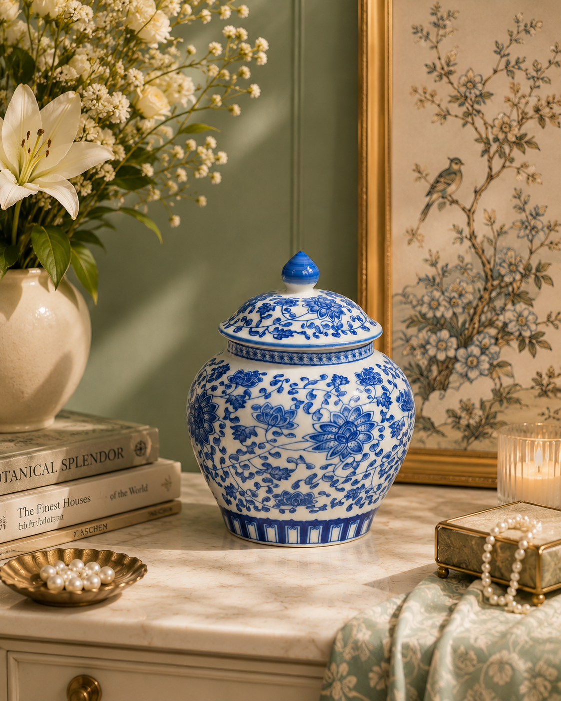 Imperial Blue Lotus Jar 5