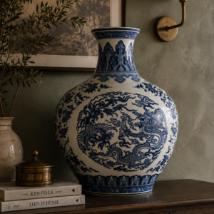 Imperial Dragon & Phoenix Vase