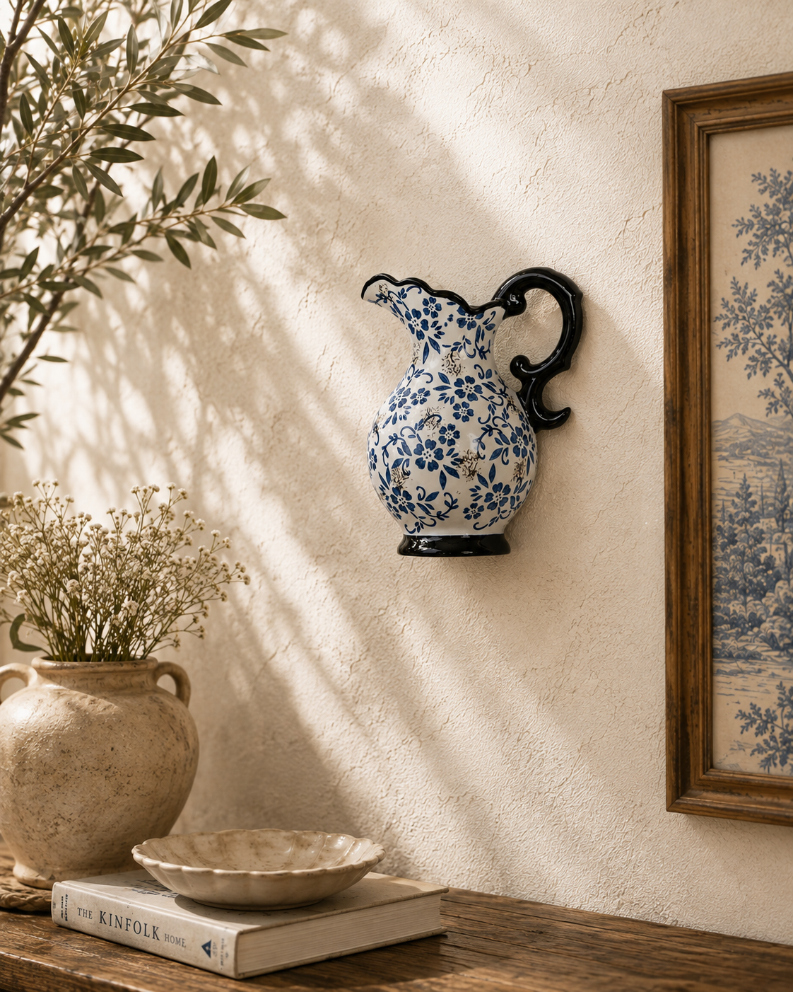 Imperial Garden Wall Pitcher Lifestyle View