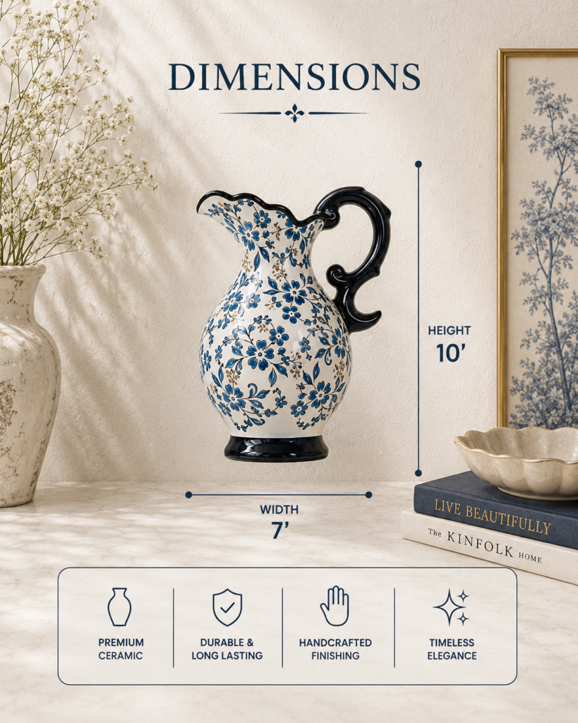 Imperial Garden Wall Pitcher