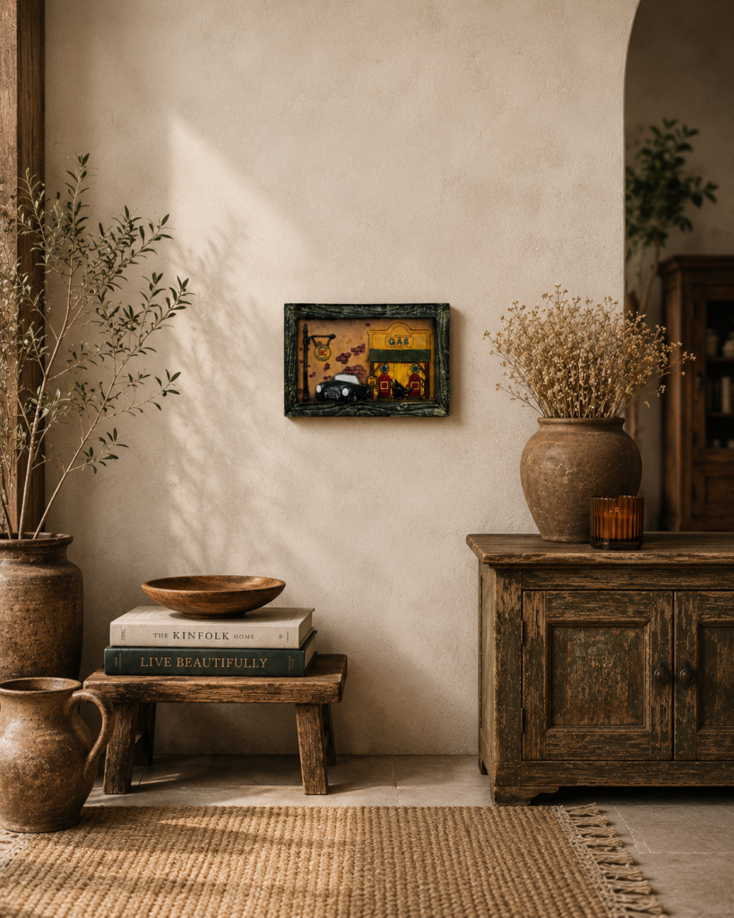 Retro Route 66 Wall Frame
