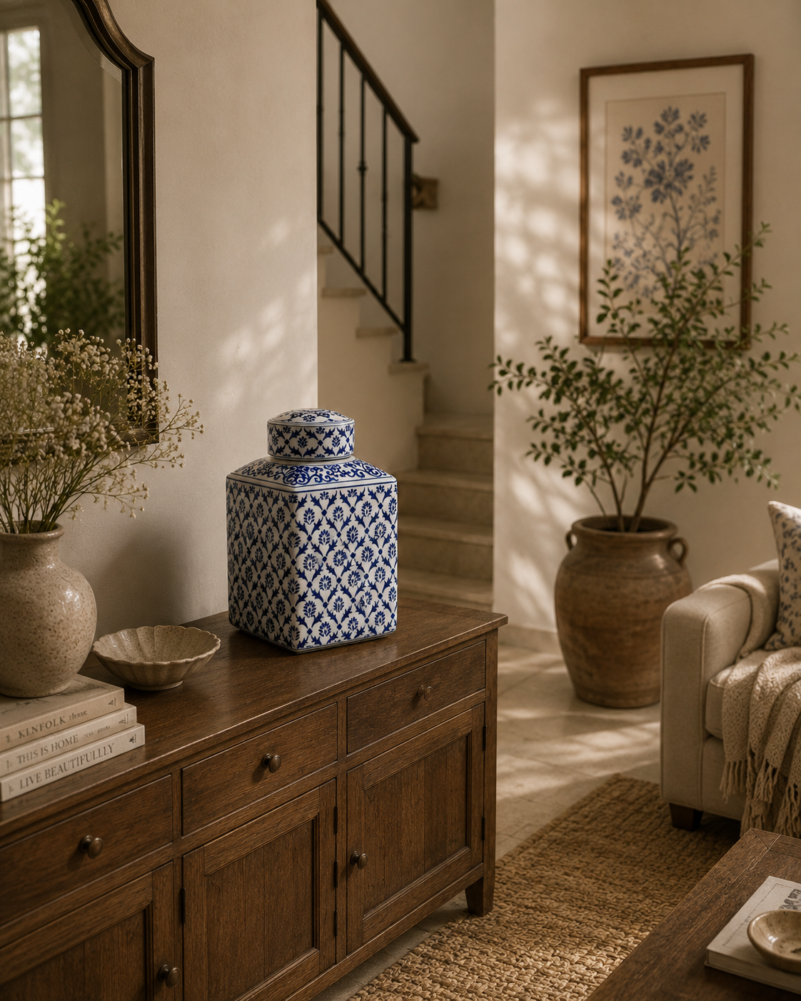 Royal Trellis Jar Lifestyle View