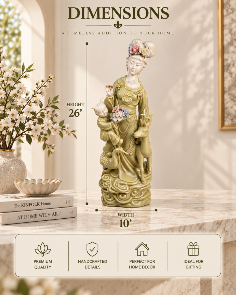 Tranquil Nature Lady Figurine